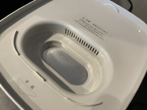 哺乳びんスチーム除菌・乾燥器 ポチットカルキ汚れ掃除後
